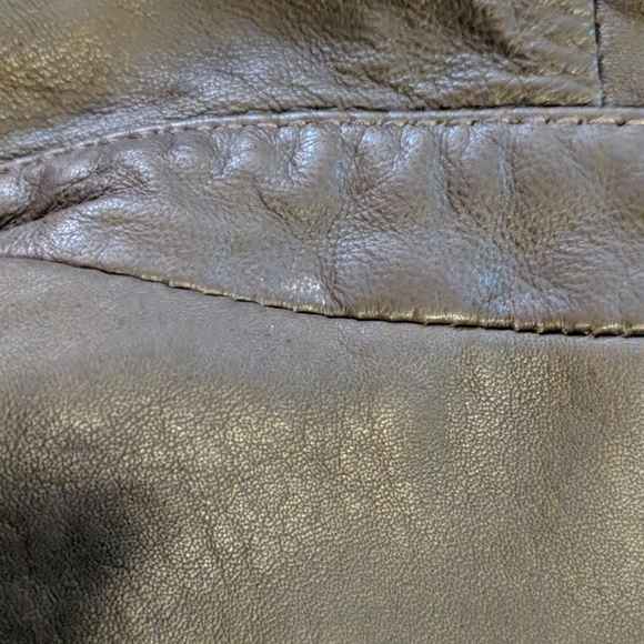 All Saints Balfern Leather Biker's Jacket Size 4 - Picture 14 of 16